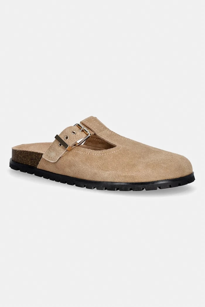 Steve Madden süet kadın sabot terlik Atticus