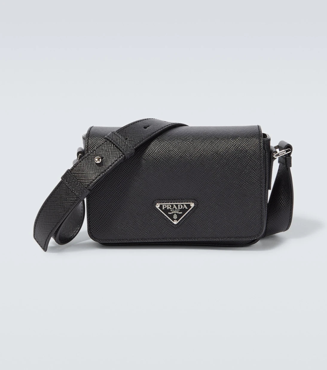 Prada - Logo saffiano leather shoulder bag