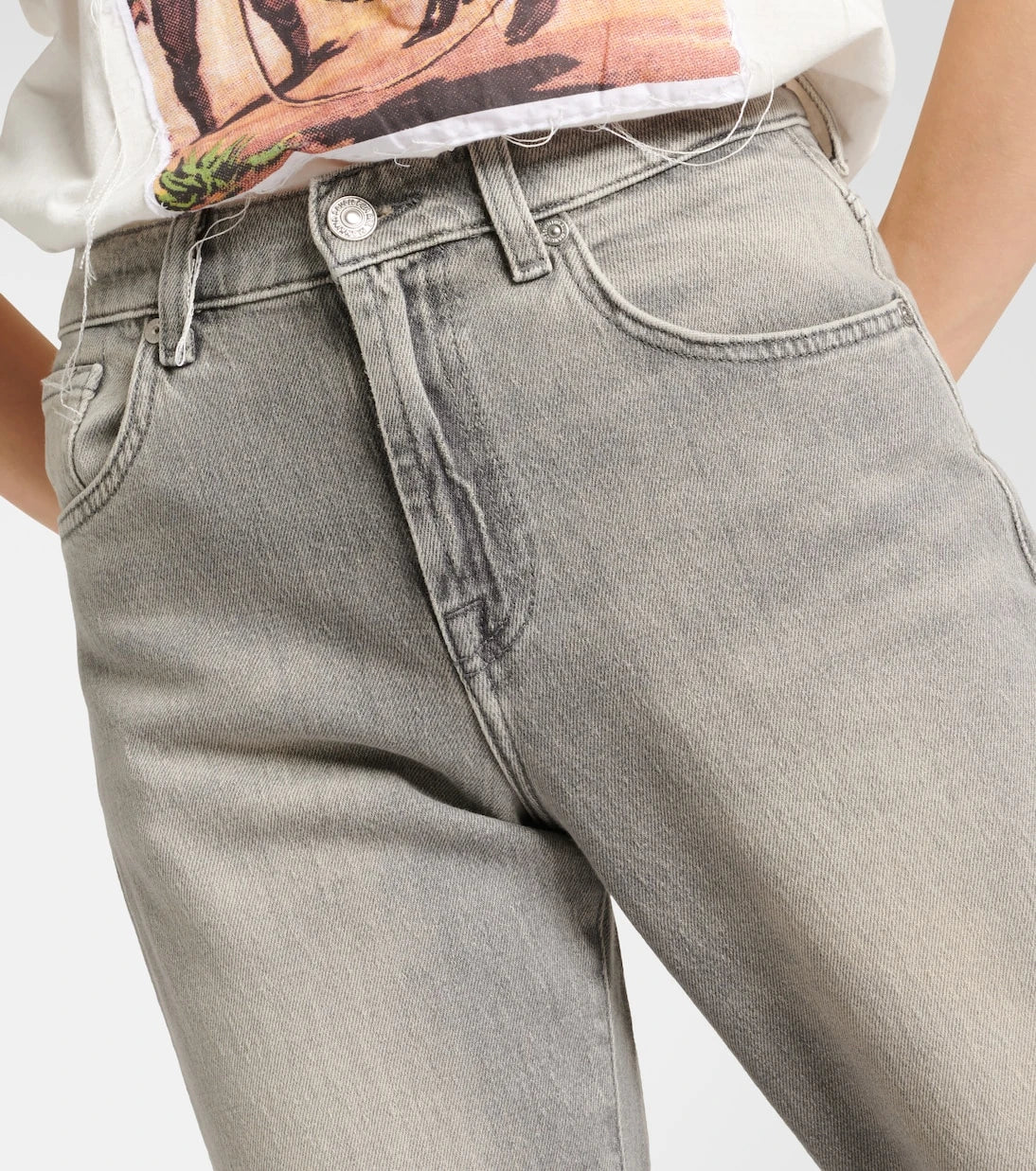 7 For All Mankind - Tess high-rise wide-leg jeans