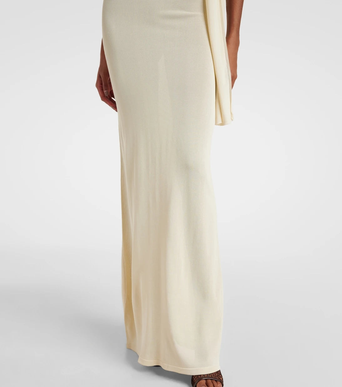 Aya Muse - Scarf-detail draped maxi dress