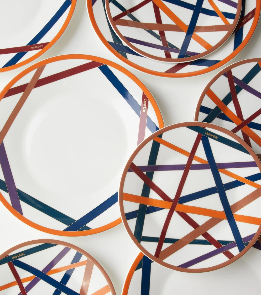 Missoni - Nastri set of 6 dinner plates