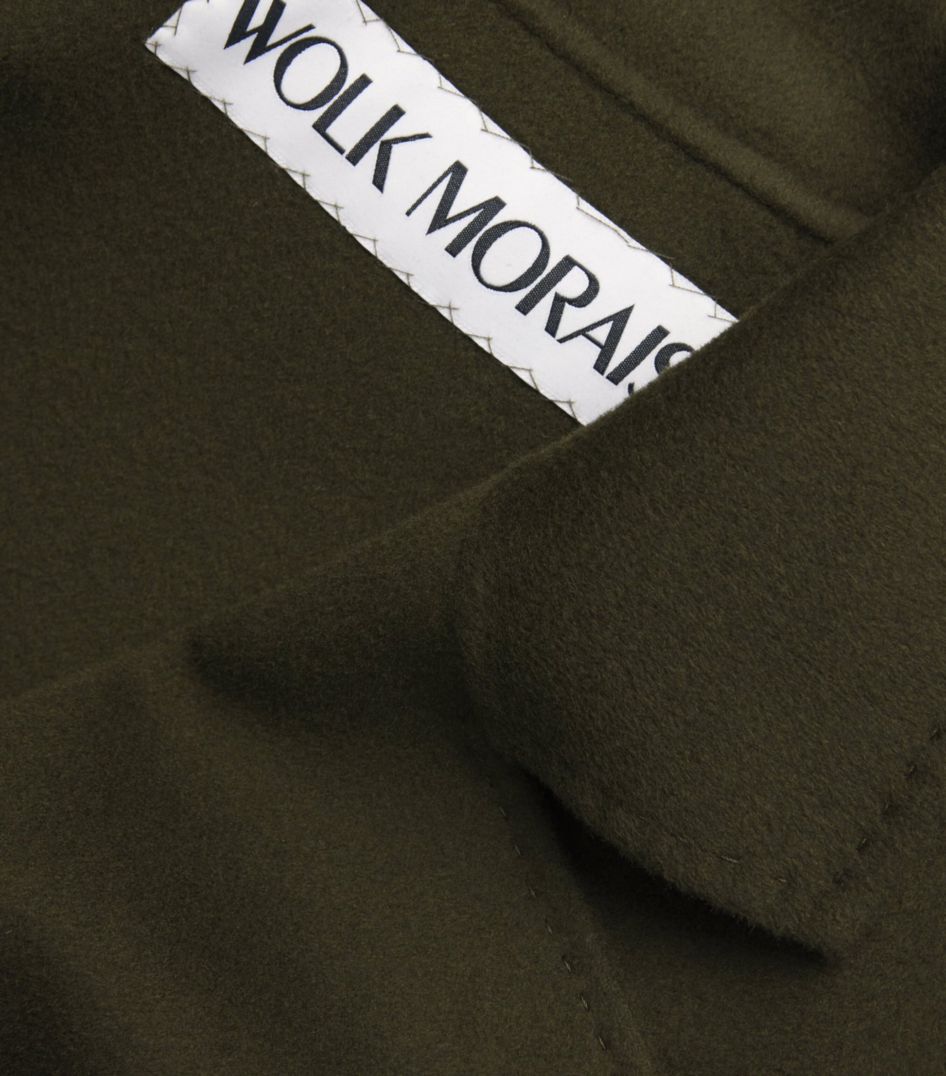 Wolk Morais Brown Cashmere On Set Cape Maxi Coat