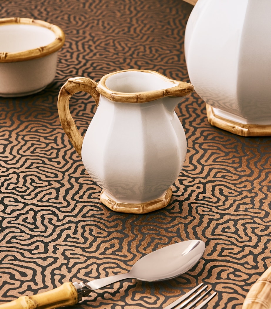 Ceramic Bamboo Milk Jug