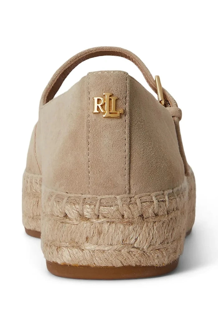 Lauren Ralph Lauren kadın süet espadril Luize Mj