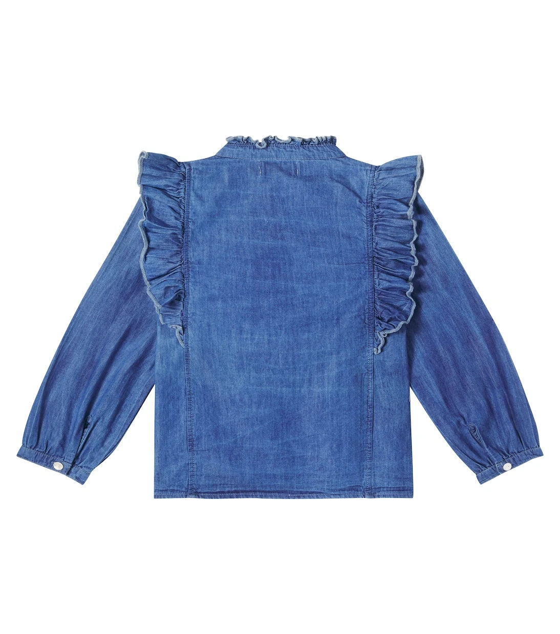Molo - Raphaella ruffled denim shirt