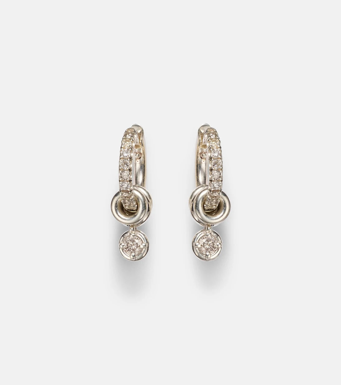 Spinelli Kilcollin - Zahra sterling silver earrings with diamonds