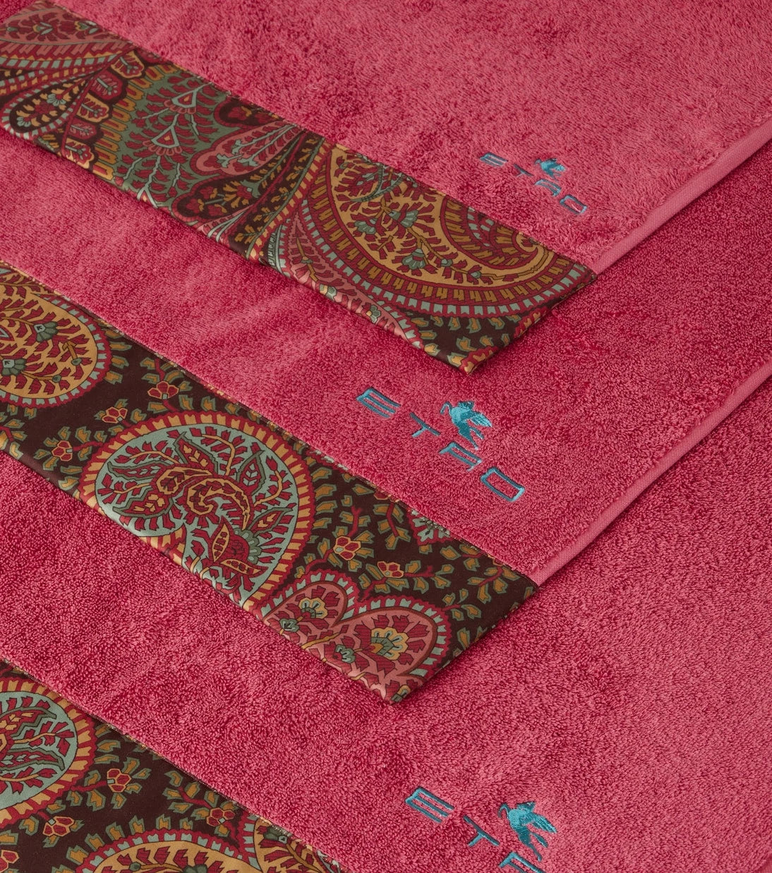 Etro - Set of 5 cotton terry towels