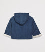 Louise Misha Hooded Melvette Denim Coat (4-12 Years)