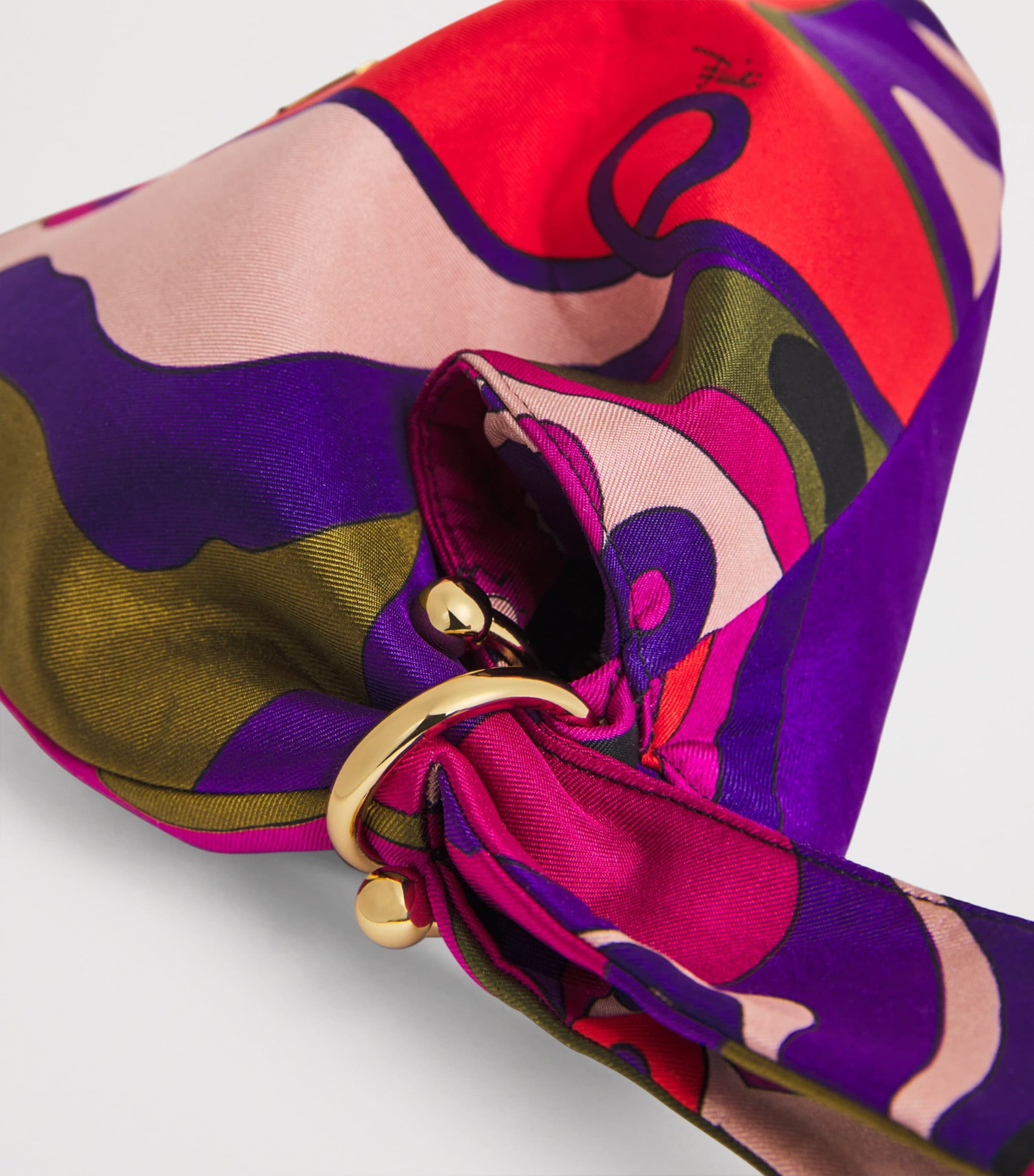 Multi Silk Emilio Top-Handle Bag