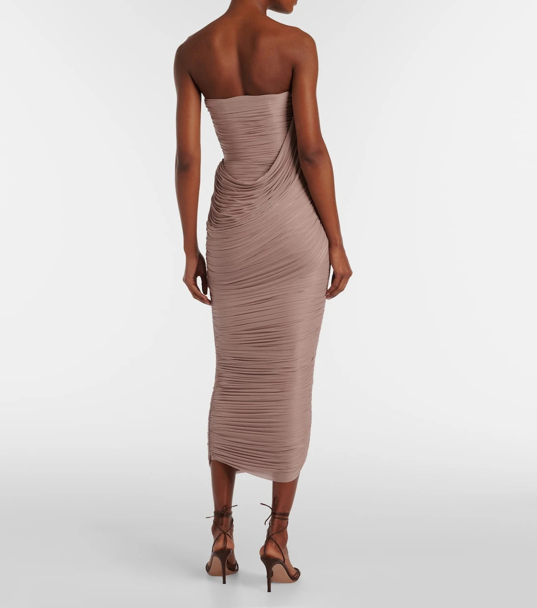 Alex Perry - Draped jersey bustier dress