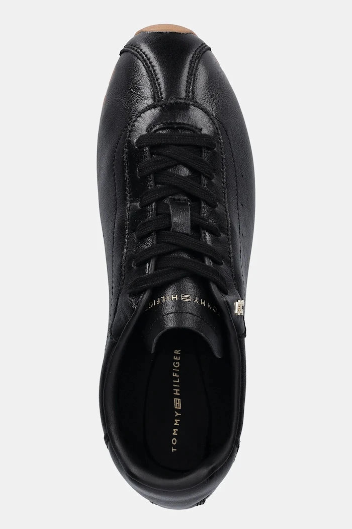 Tommy Hilfiger TH LOW PROFILE RUNNER Deri Sneakers