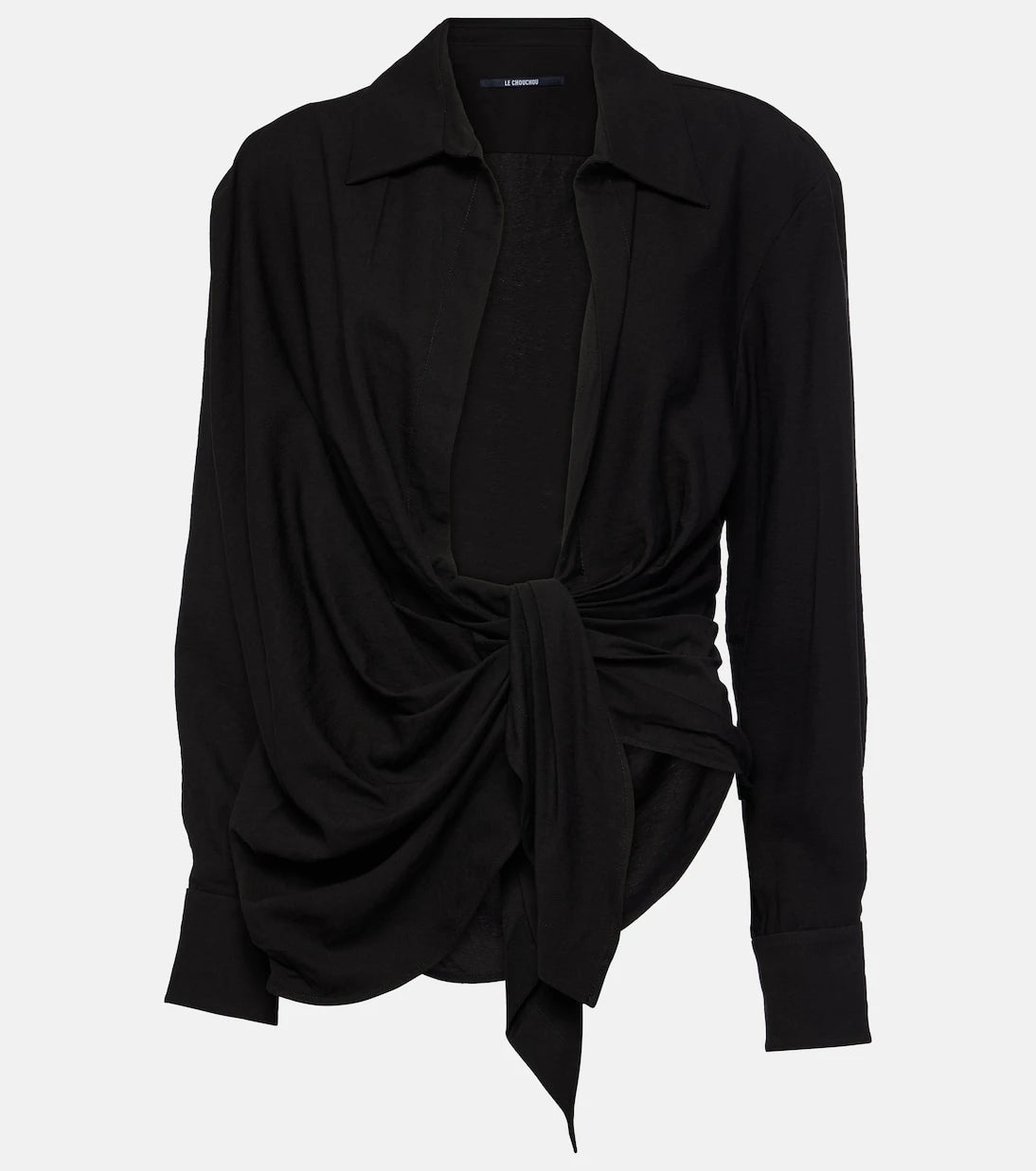 Jacquemus - La Chemise Bahia tie-detail top