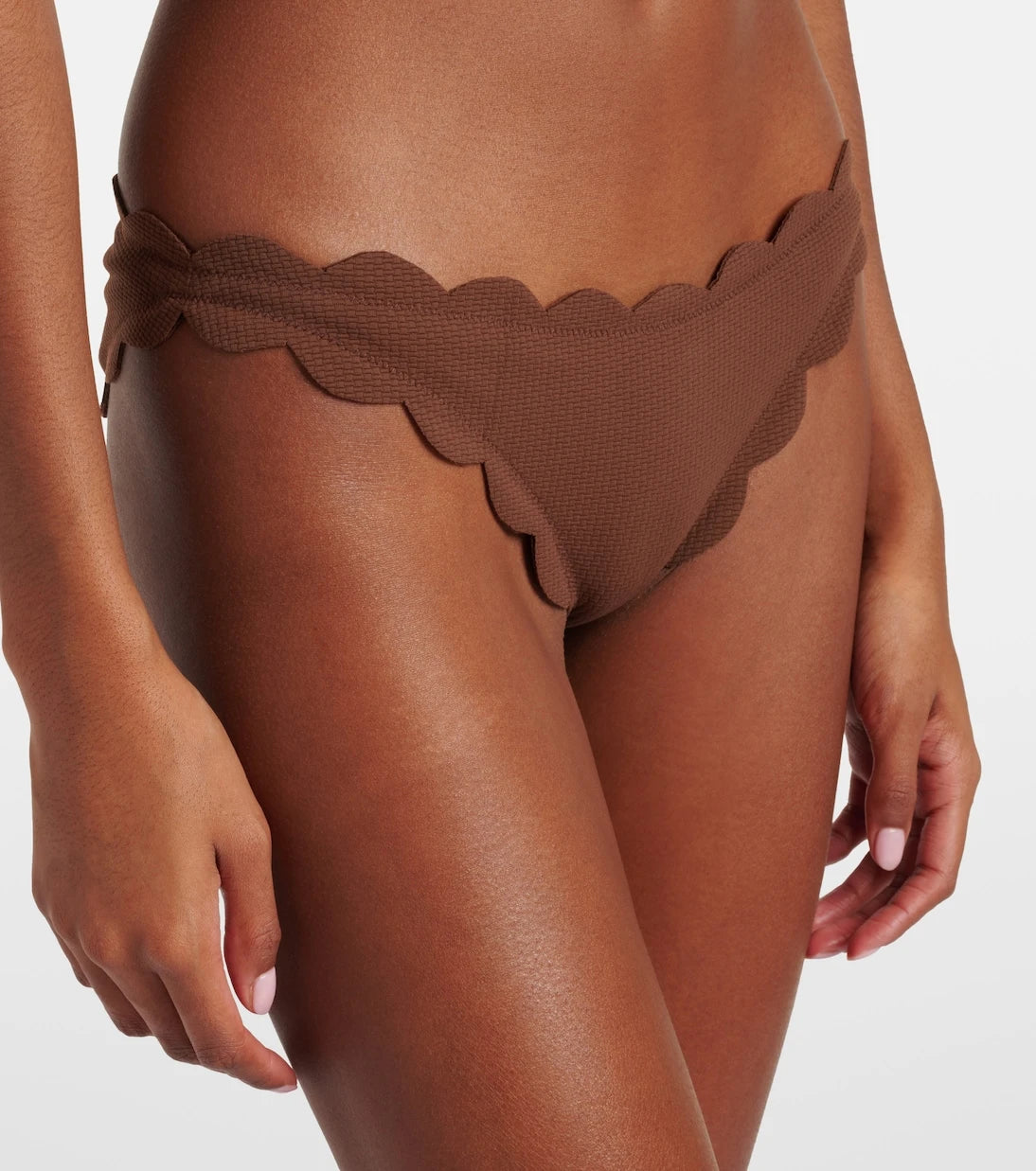 Marysia - Antibes scalloped bikini botom