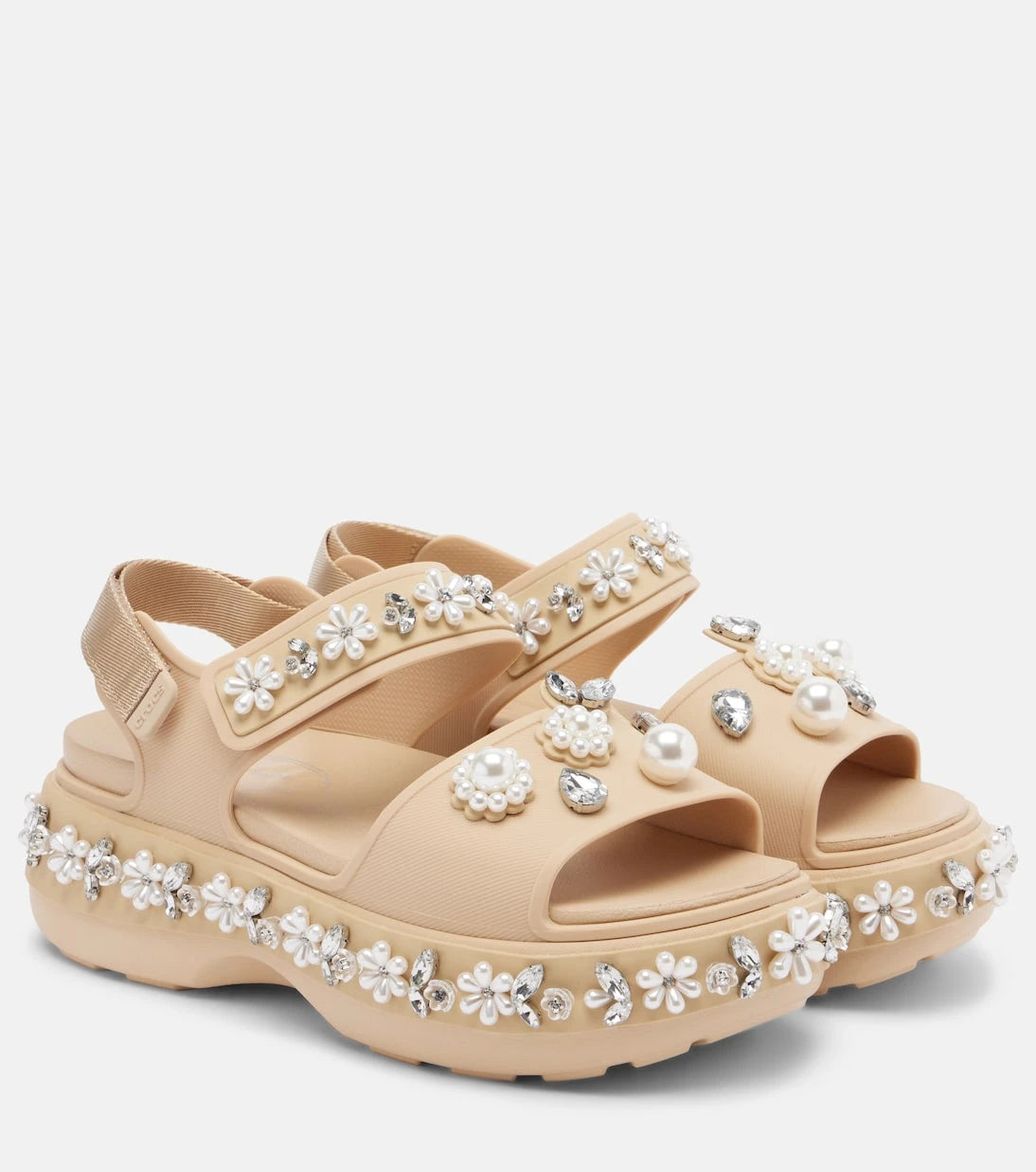Simone Rocha - x Crocs embellished platform sandals