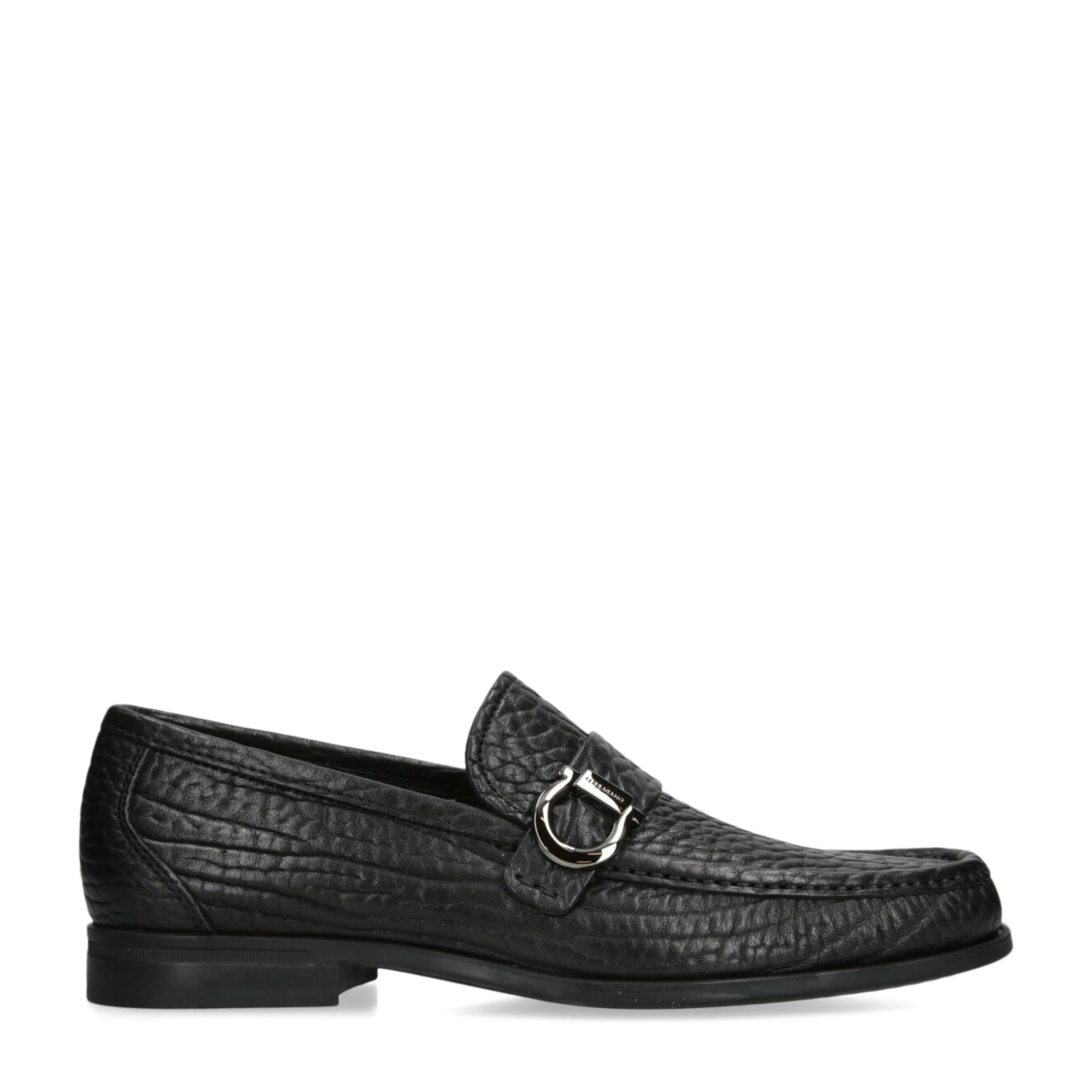 Salvatore Ferragamo Leather Caspian Loafers