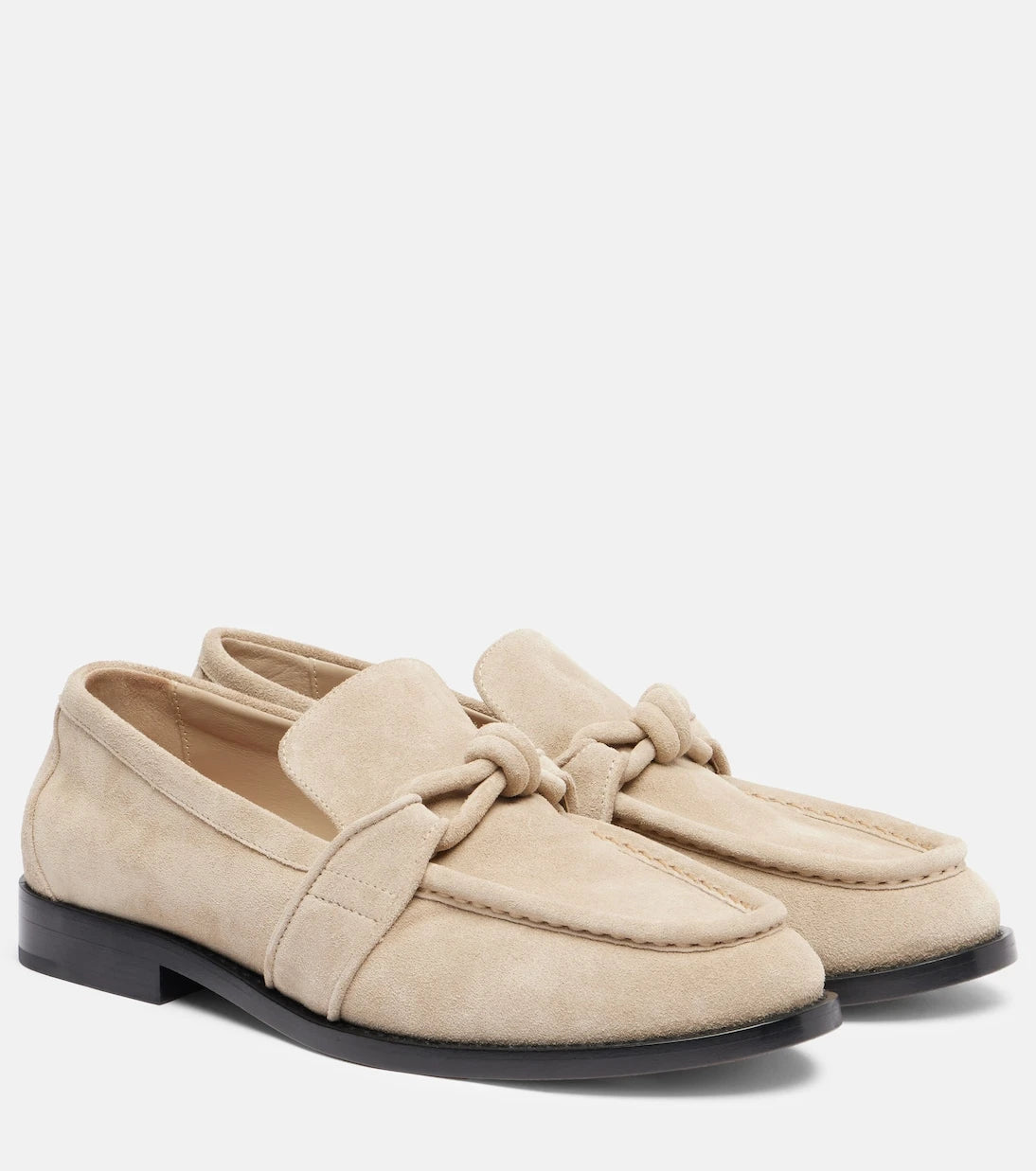 Bottega Veneta - Astaire Knot suede loafers
