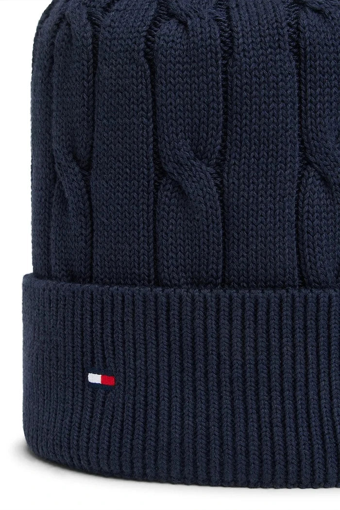 Tommy Hilfiger çocuk pamuk beanie şapka