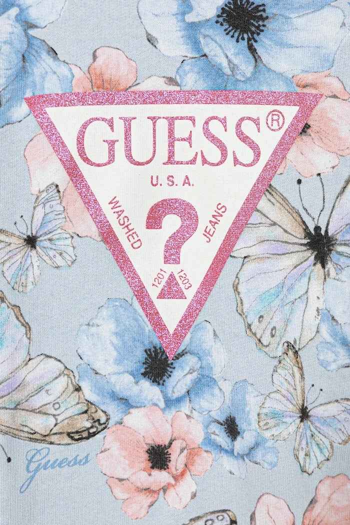 Детски памучен суичър Guess