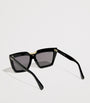 Max Mara Black Acetate Cat-Eye SPARK7 Sunglasses