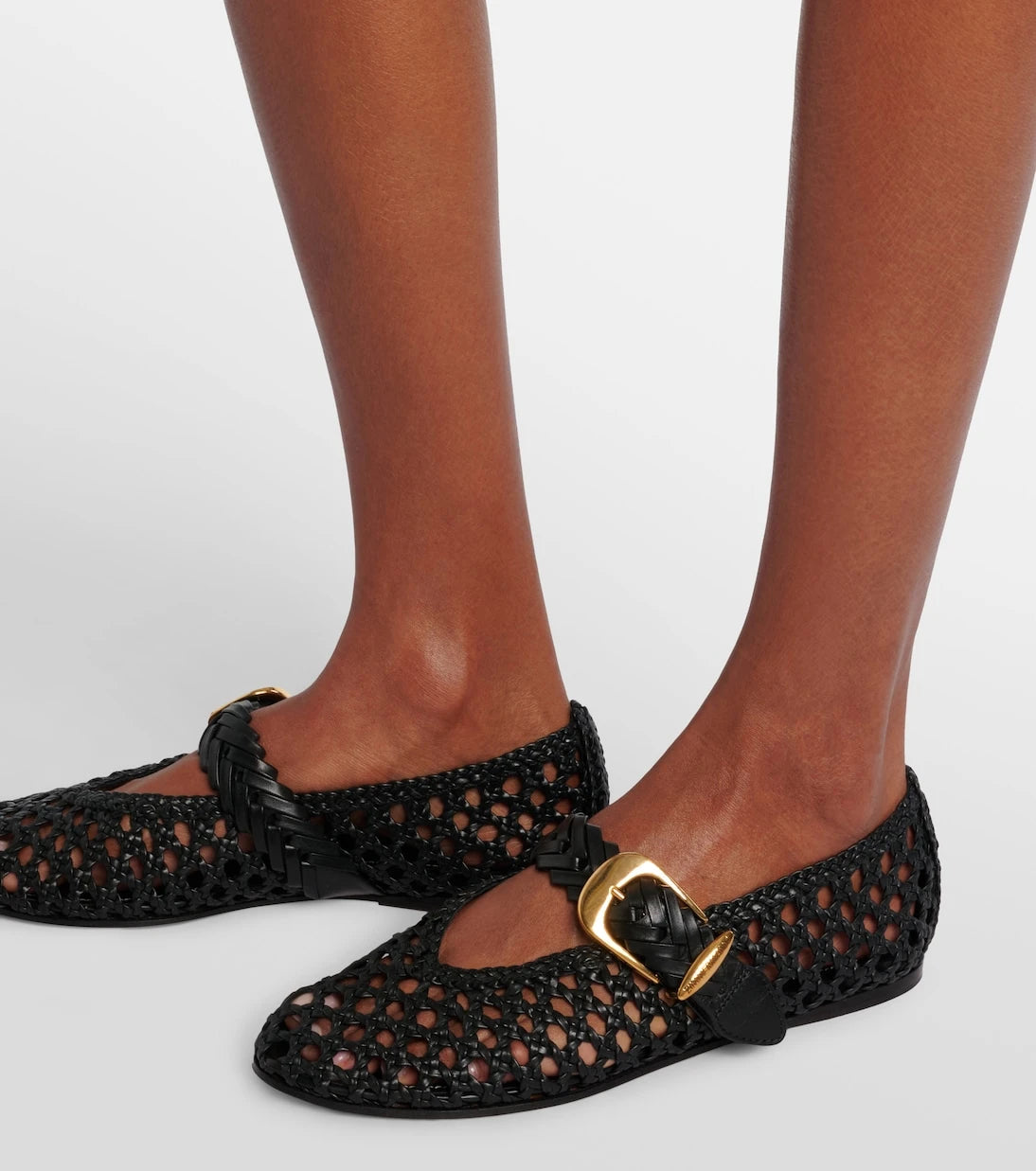 Zimmermann - Alchemy braided leather Mary Jane flats