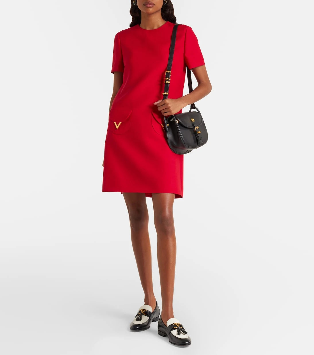 Valentino Garavani - Flaneuse Rockstud Medium leather crossbody bag