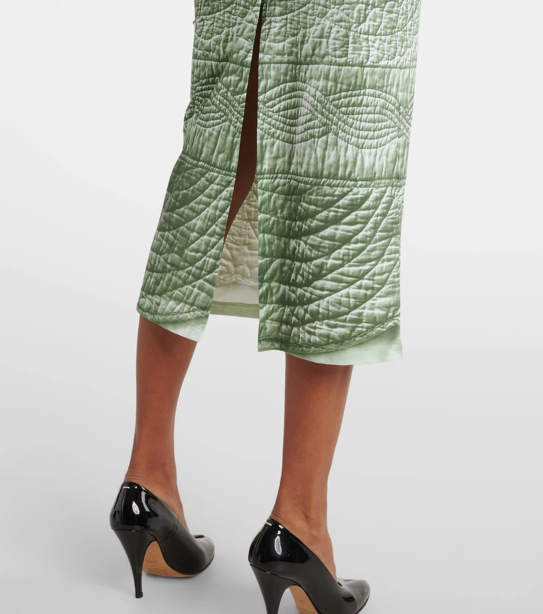 MM6 Maison Margiela - Printed jersey midi dress