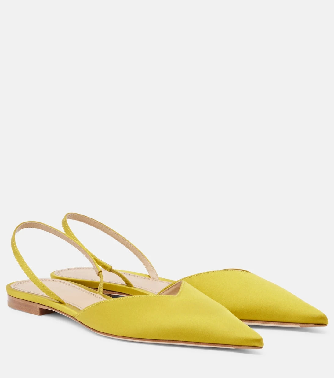 Victoria Beckham - Victoria satin slingback flats