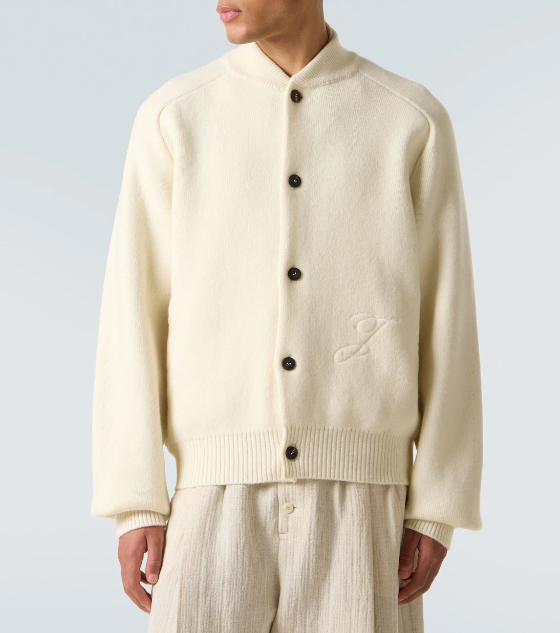 Jacquemus - Pallone wool and cashmere cardigan