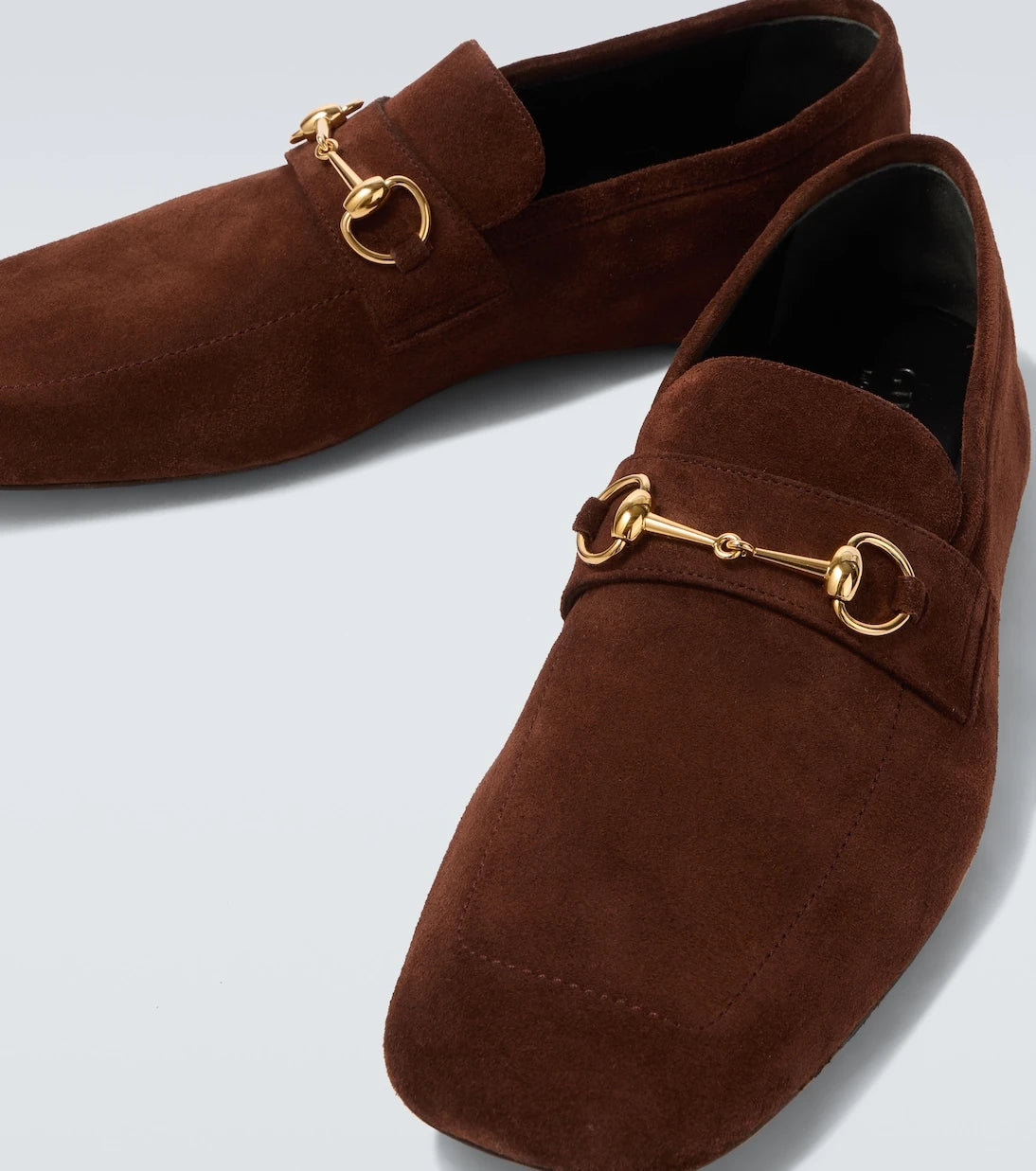 Gucci - Ragazzo Horsebit suede loafers