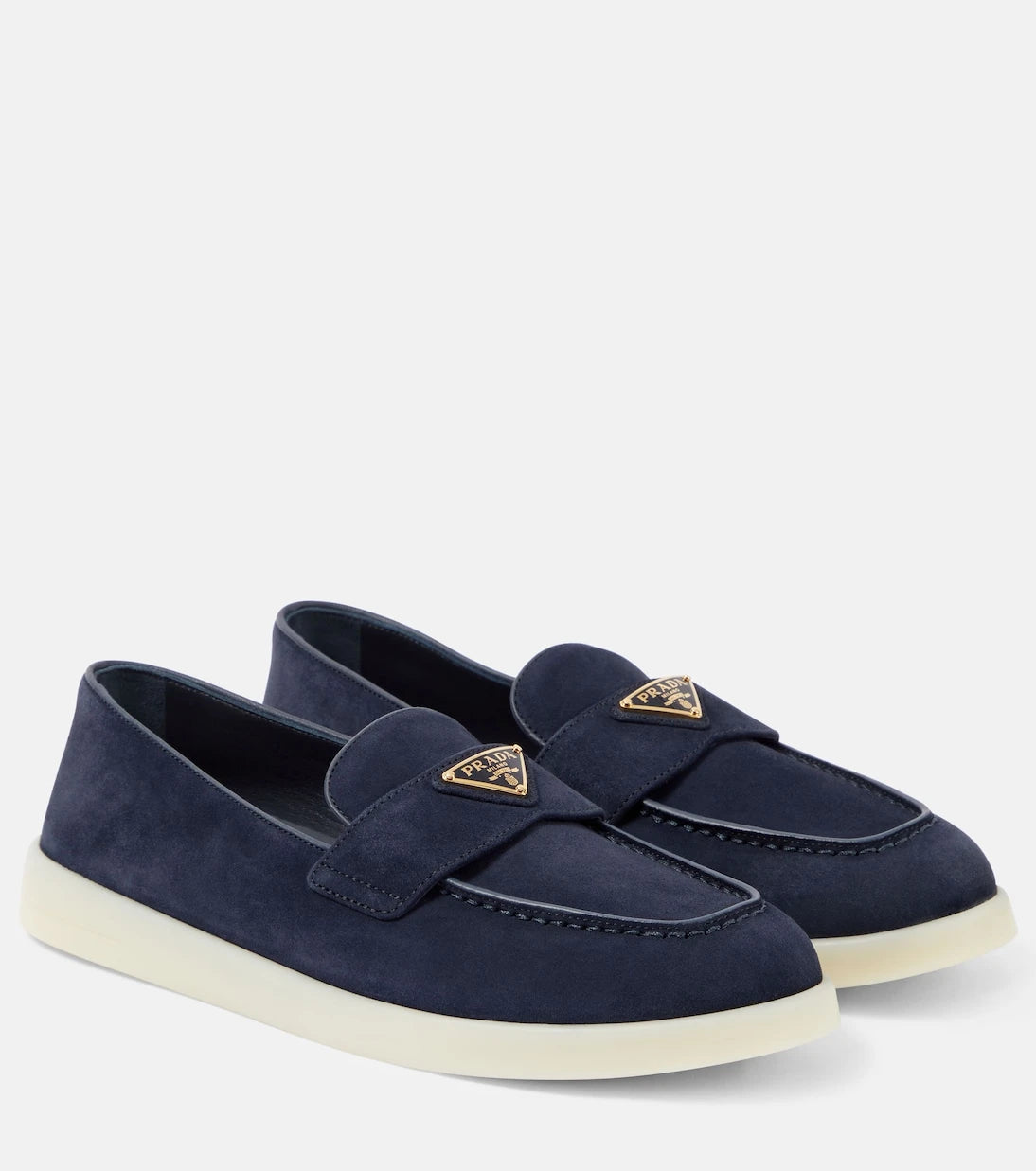 Prada - Saint Tropez suede loafers