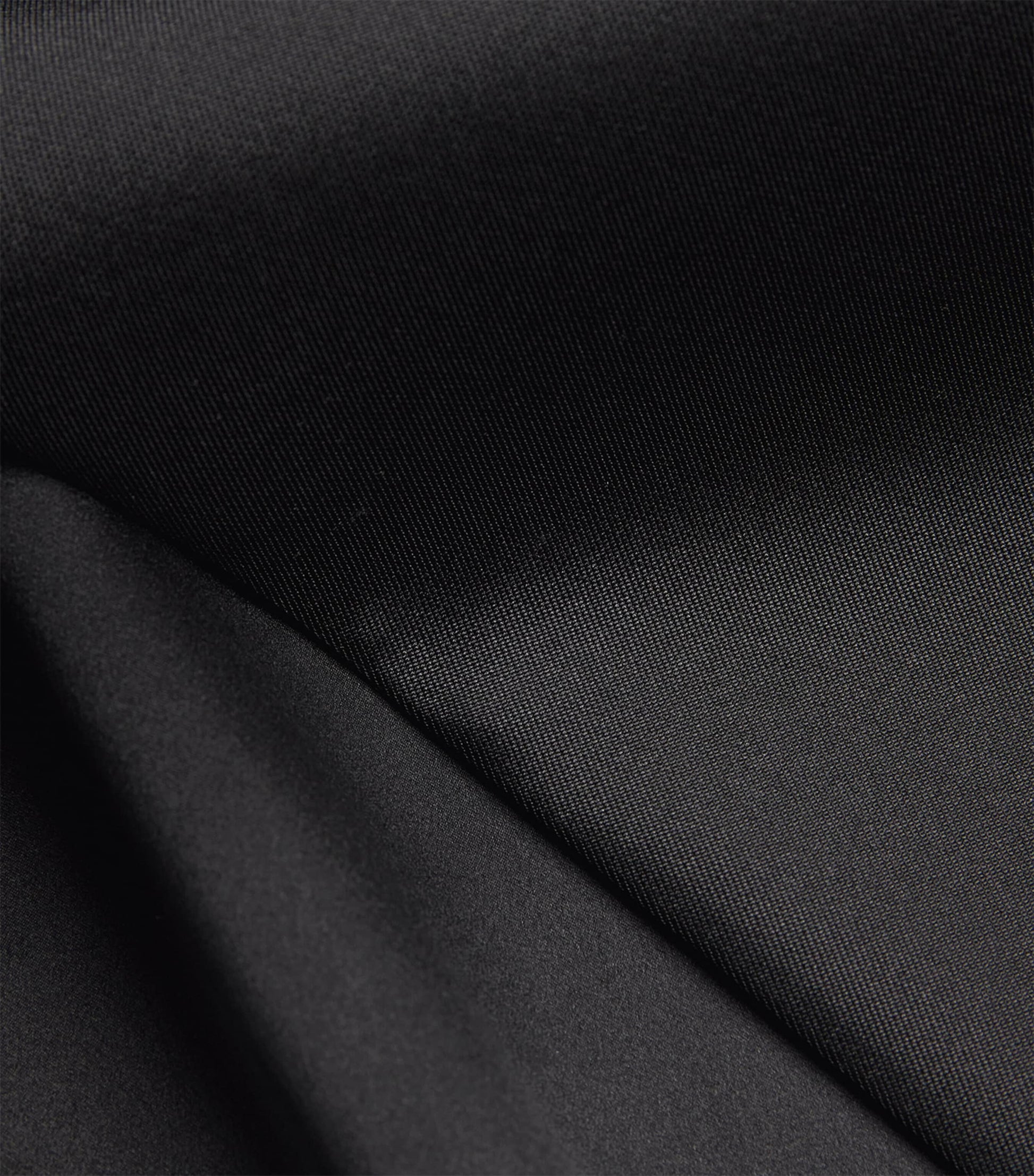 Toteme Black Silk Collarless Midi Coat