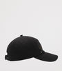 Cotton Gabardine Cursive Logo Cap