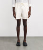 Silk-Linen Drawstring Shorts