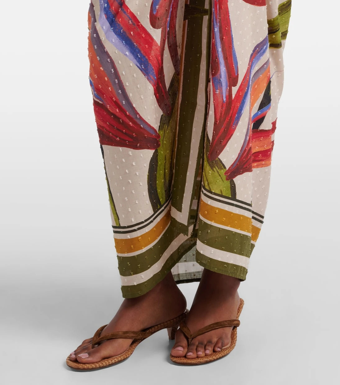 Farm Rio - Strilitzia floral cotton beach cover-up