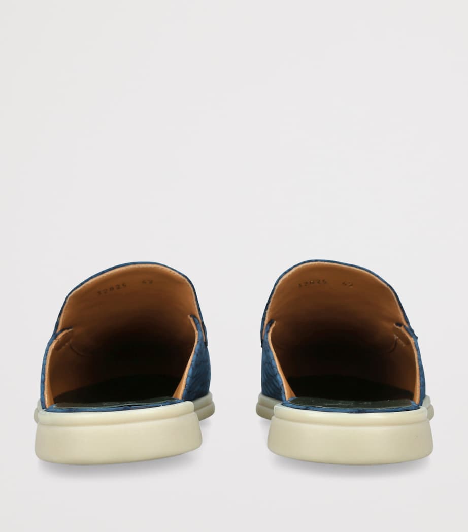 Brotini Alligator Leather Mules