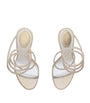 René Caovilla Gold Embellished Cleo Sandals 105