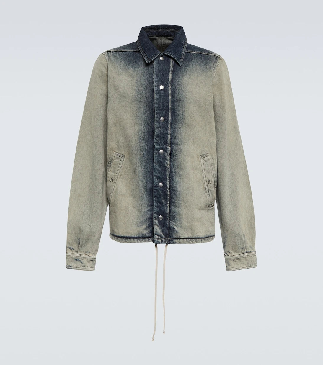 Rick Owens - DRKSHDW faded denim shirt jacket
