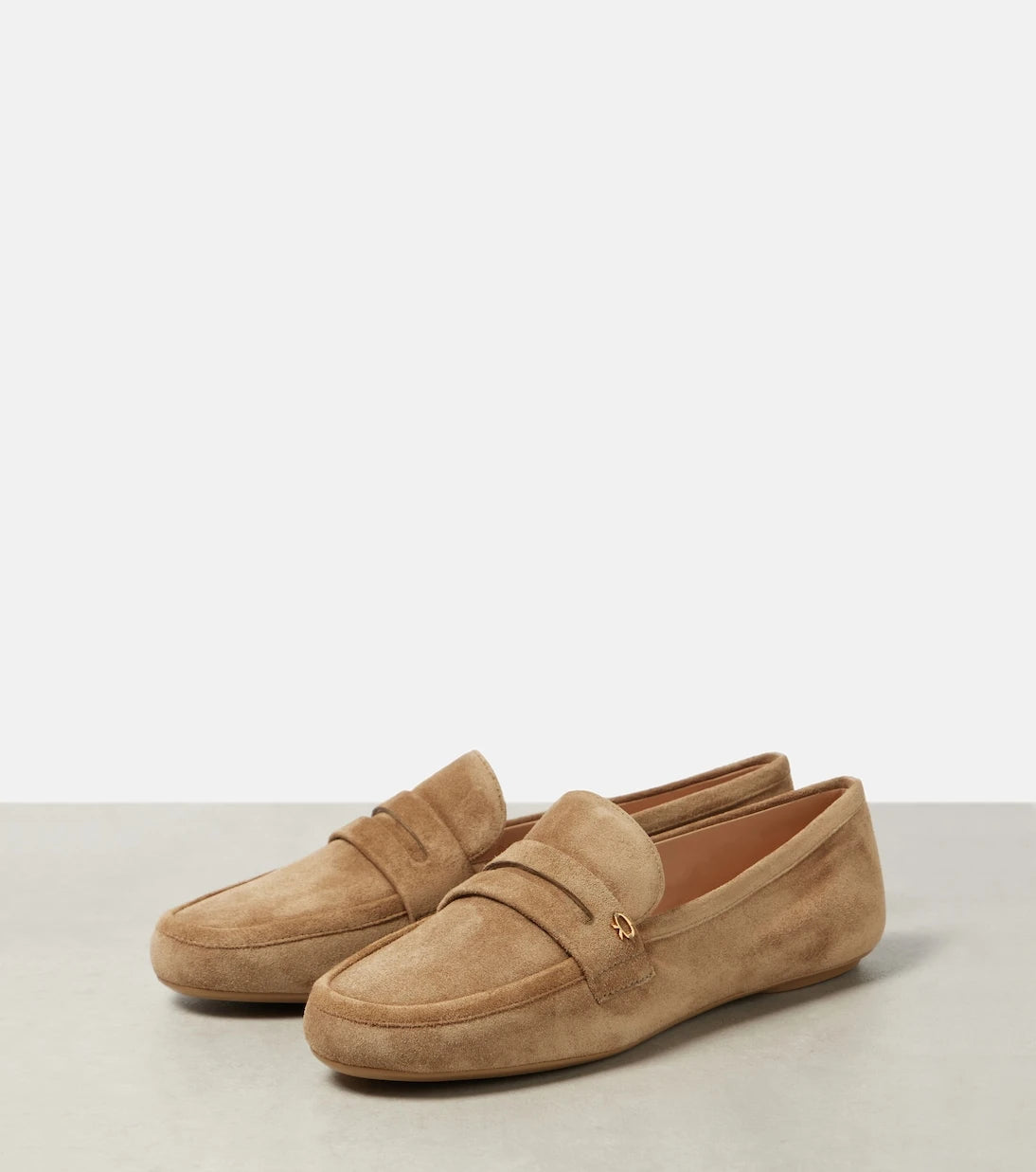 Gianvito Rossi - Giorgia suede penny loafers