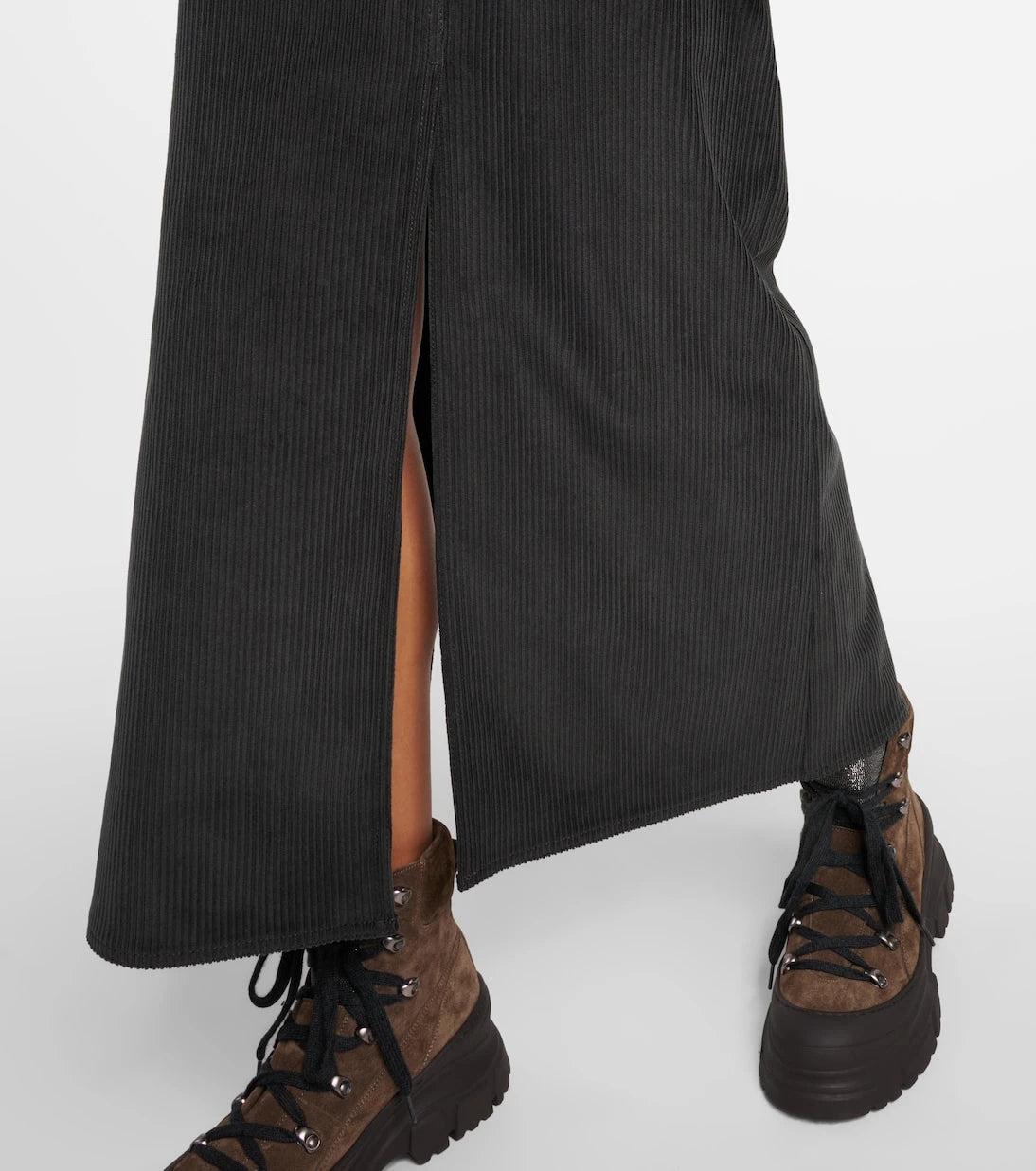 Brunello Cucinelli - Cotton corduroy maxi skirt