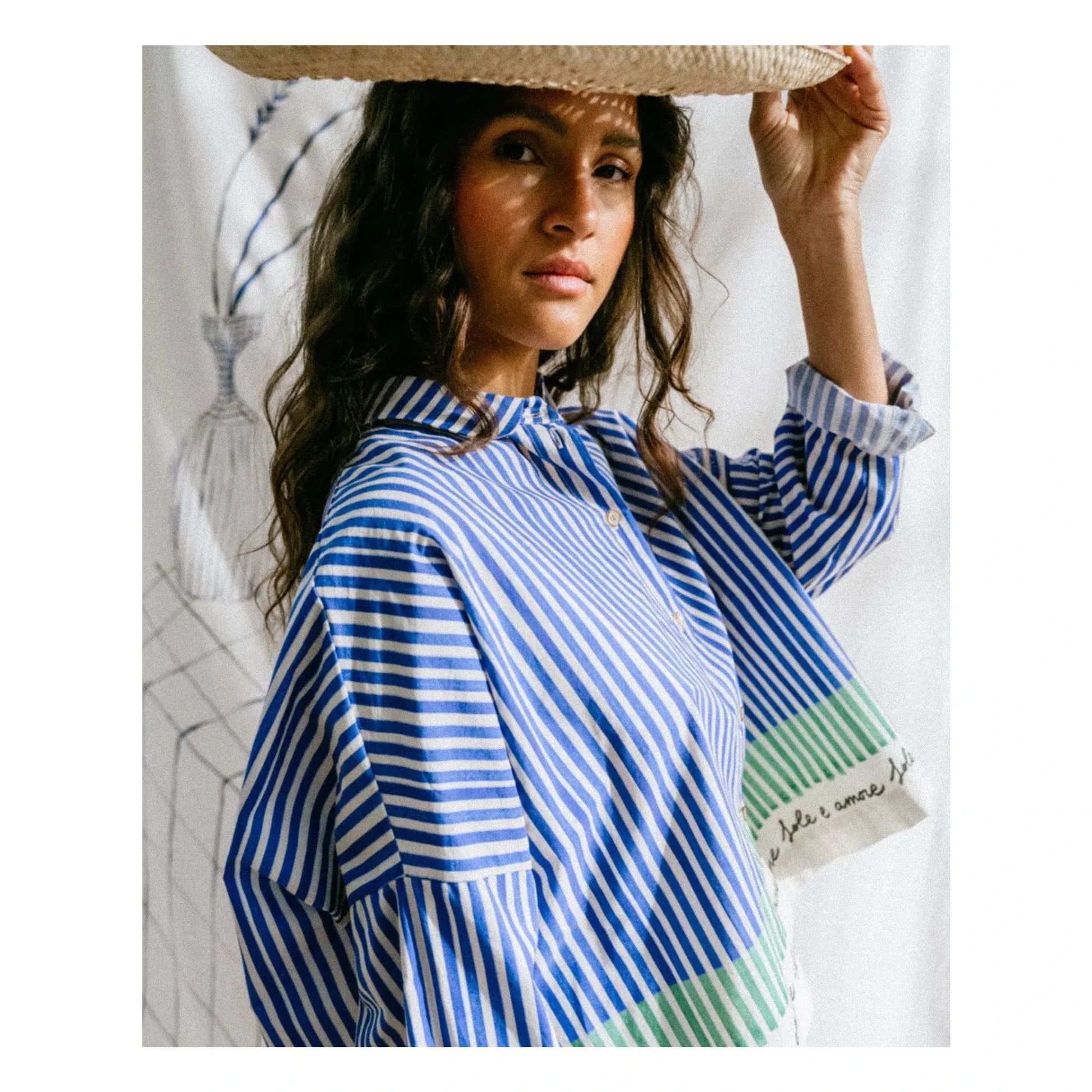 Tinsels - Wood Stripes Shirt | Blue