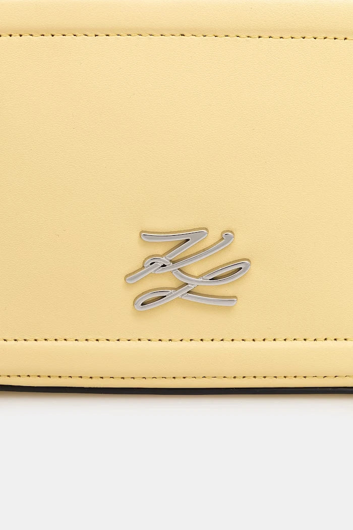 Karl Lagerfeld чанта crossbody дамска от кожа K/AUTOGRAPH