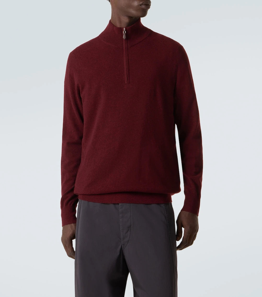 Arch4 - Mr Fenchurch cashmere half-zip sweater