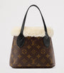 LOUIS VUITTON Shearling Neverfull Bandoulière Inside Out BB Bucket Bag