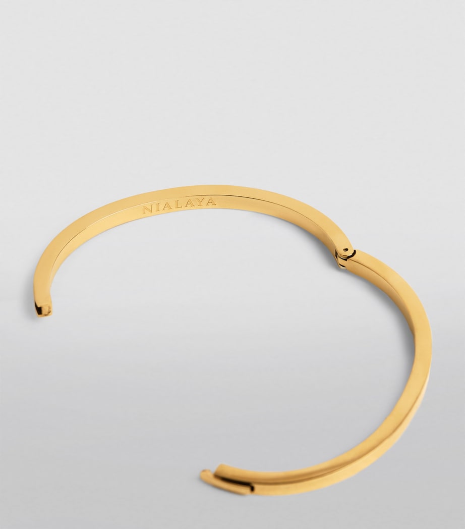Nialaya Jewelry Gold-Plated Simplicity Bangle