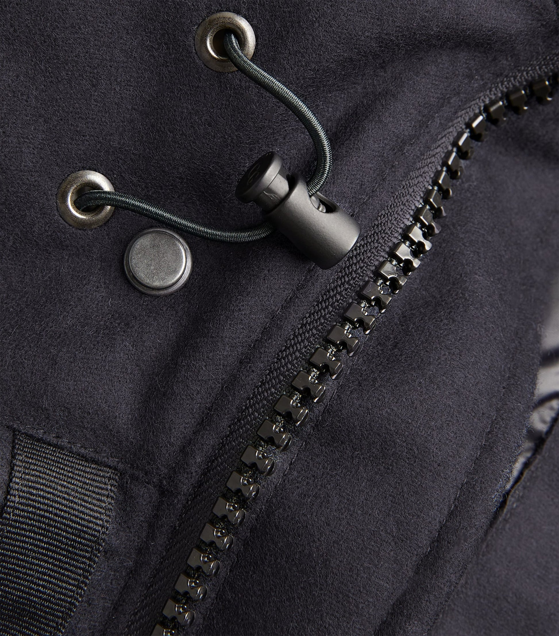 Canada Goose Navy Wool Langford Parka Jacket