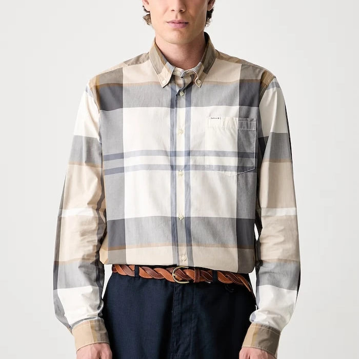 Barbour риза мъжка от памук Harris Tailored Shirt
