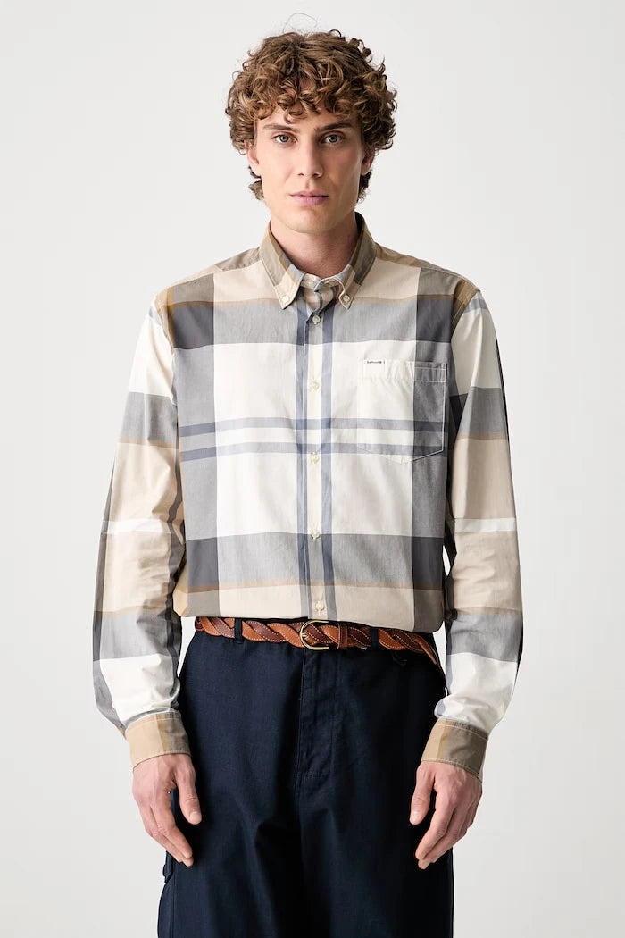 Barbour erkek pamuklu Harris Tailored Shirt
