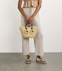 Anya Hindmarch Beige Small Paper Eyes Basket Bag