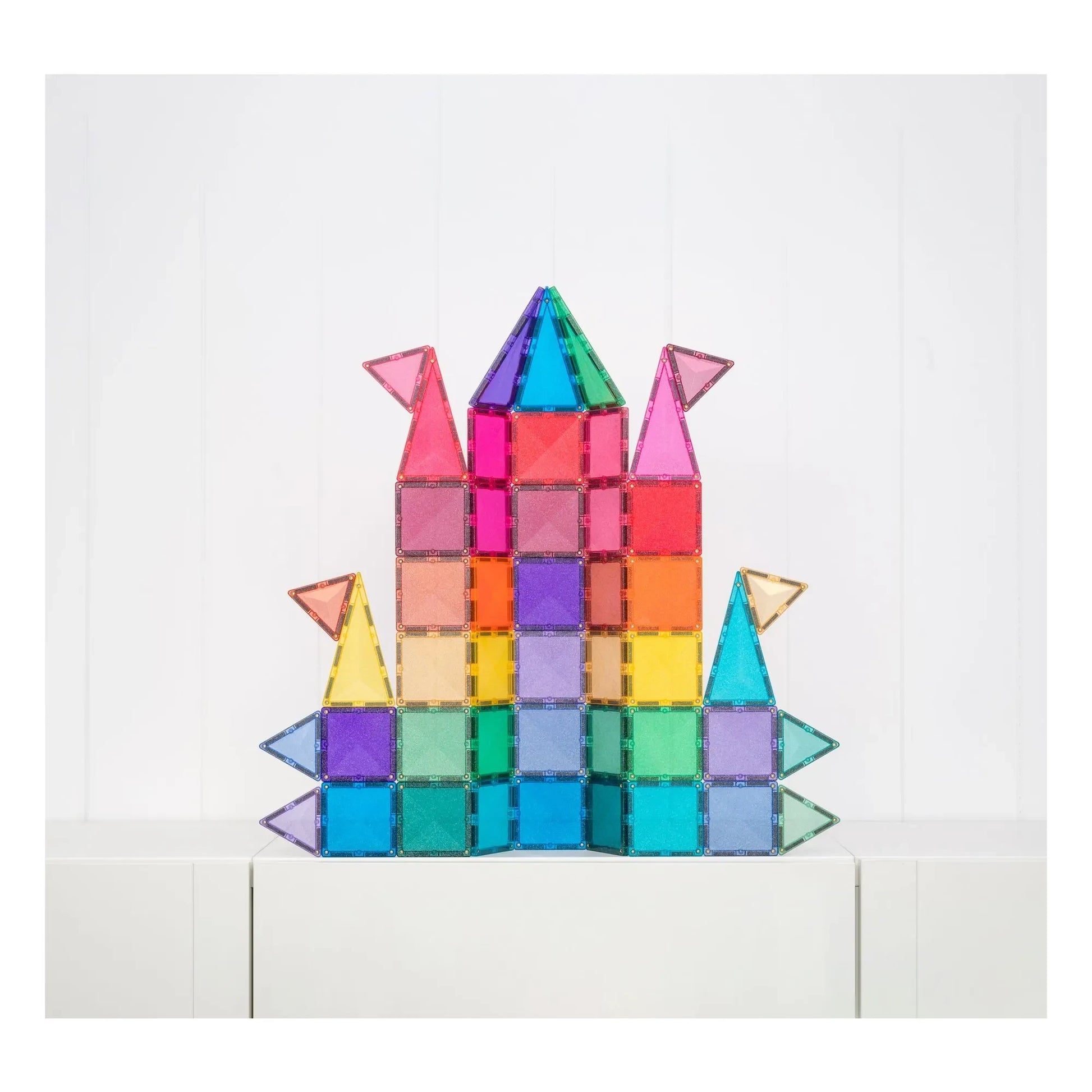 Connetix - Glitter Castle pack | Pastel