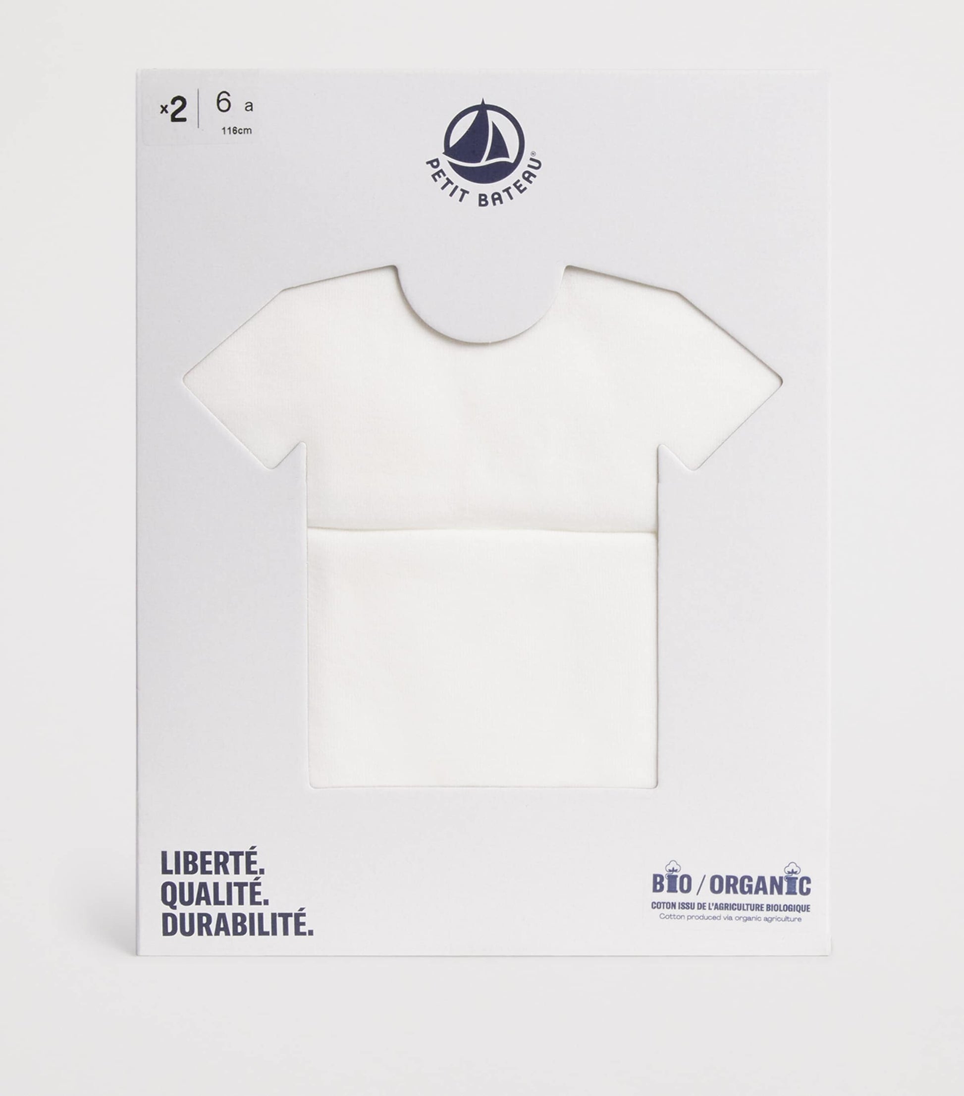 Petit Bateau Set of 2 Organic Cotton Vest Tops (2-14 Years)